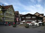 Appenzell, historické městečko.