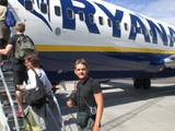 Tomáš a Boeing Ryanairu.